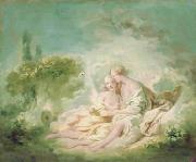Jean-Honore Fragonard Jupiter and Callisto painting